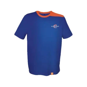 T-shirt blue orange