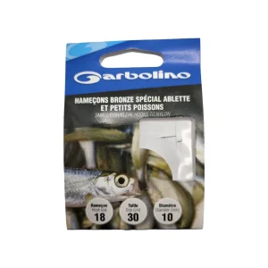 Garbollino Hameçons Bronze Spécial Ablette et Petits Poissons