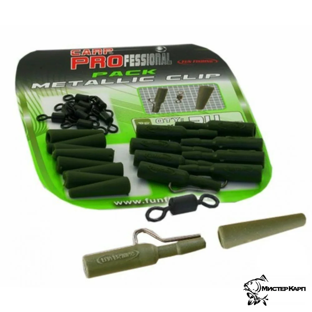 Pack metallic clip 24pcs
