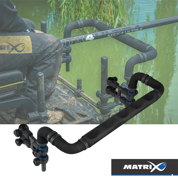 Folding pole support